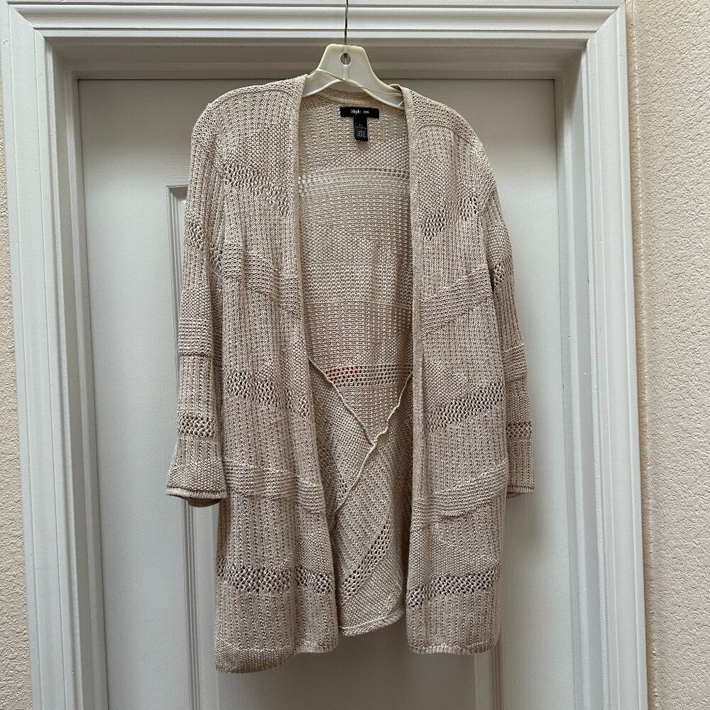 Style & Co cotton cardigan